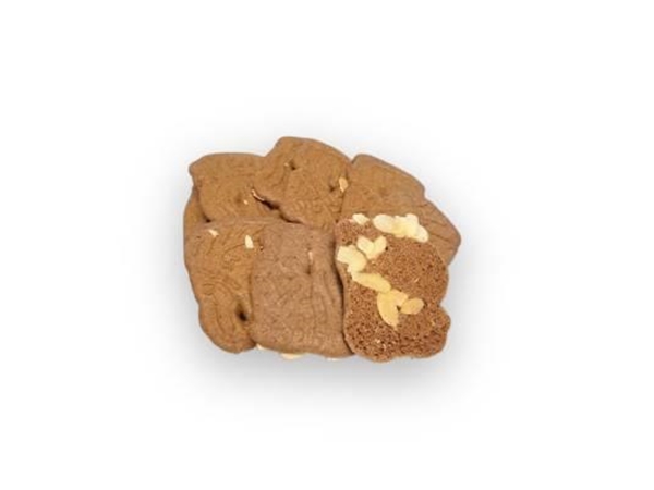 Speculaasjes met amandelschaafsel 100gr