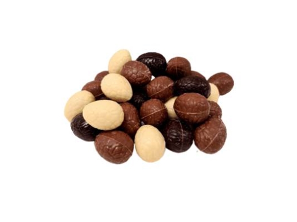 Paaseitjes massief melk/puur/wit 175gr